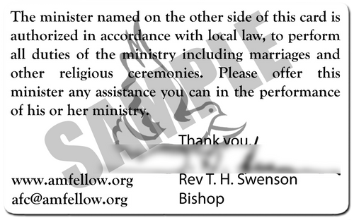 Ministry Id Card